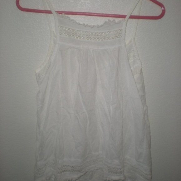 TESTAMENT  Brand  Lace   Tank  White  Size Medium - Picture 3 of 3